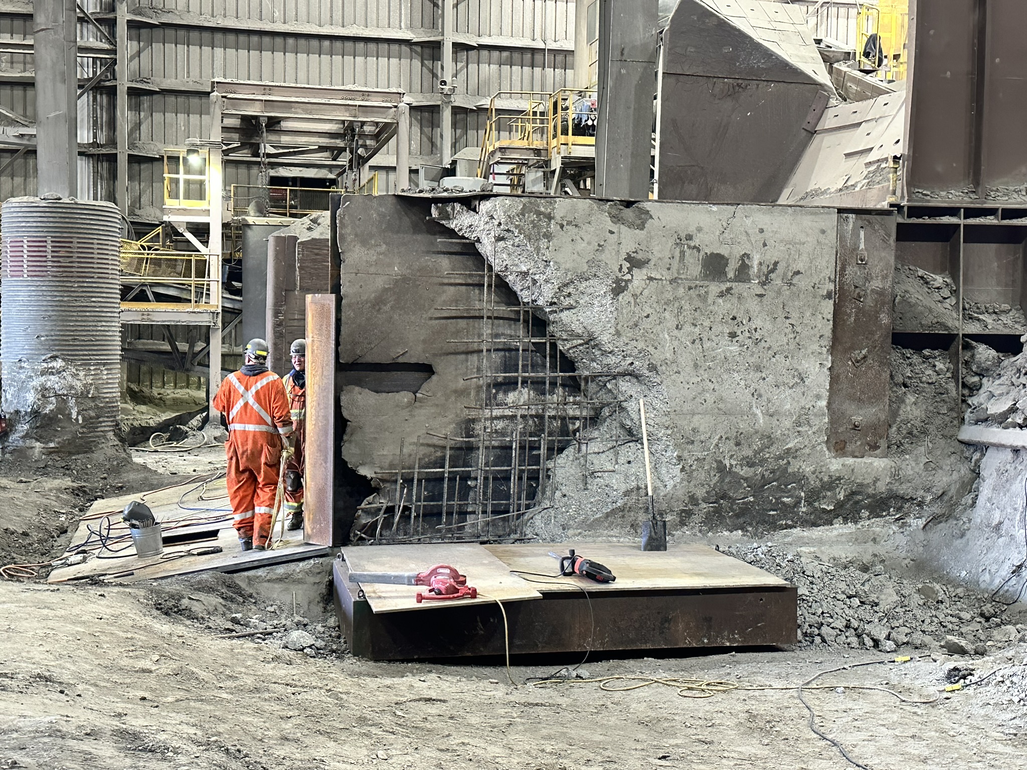 Concrete Repair Services Jacksonville, FL | Con Cure USA IMG 6073 a man working on a construction site
