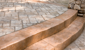 Stamped Concrete by Con Cure Restoration Inc