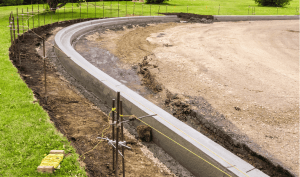Concrete Curbing by Con Cure Restoration Inc